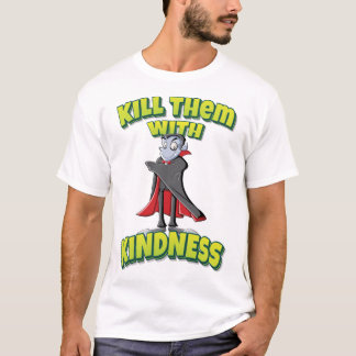 Töten Sie sie mit freundlichem Vampir-Cartoon T-Shirt