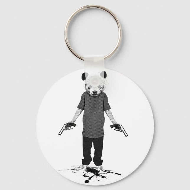 Tötender Panda Schlüsselanhänger (Vorderseite)