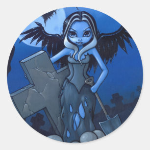 "Totengräber-" Aufkleber