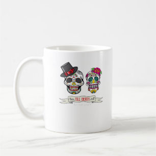 Totenhochzeit Braut und Bräutigam bis zum Tod Druc Kaffeetasse