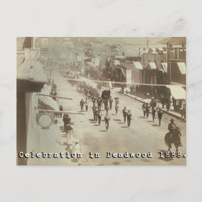 Totenholzfeier 1888 postkarte (Vorderseite)