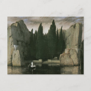 Toteninsel, 1883 Arnold Böcklin Postkarte
