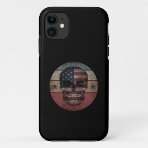 TOTENKOPF AMERIKANISCHE FLAGGE PATRIOTISCHES GESCH Case-Mate iPhone HÜLLE