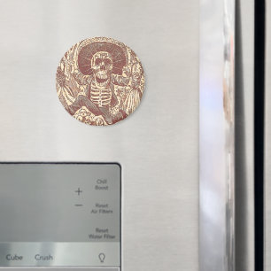 Totenkopf aus Oaxaca, La Calavera Oaxaqueña Magnet