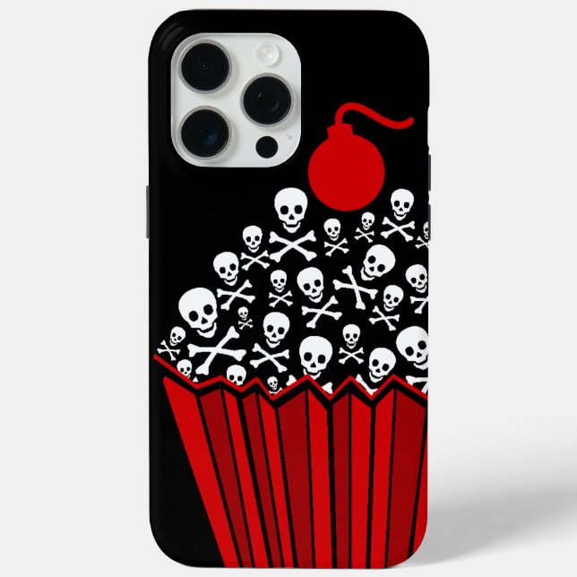 Totenkopf-Cupcake Case-Mate iPhone-Hülle iPhone Hülle (Rückseite)