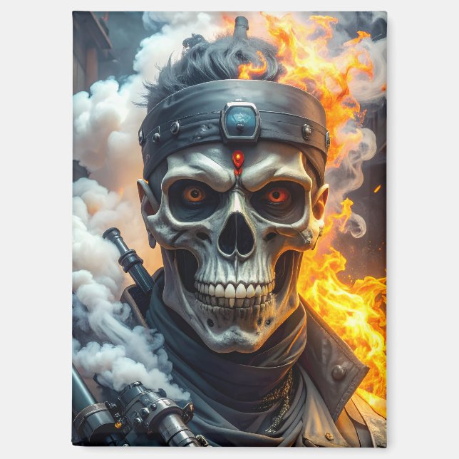 Totenkopf des Verderbens Magnet (Vorderseite)