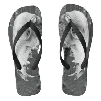 Totenkopf-Design-Flip-Flops für Erwachsene Flip Flops