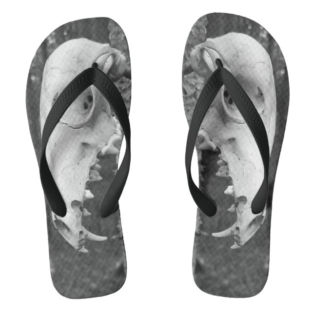 Totenkopf-Design-Flip-Flops für Erwachsene Flip Flops (Fußbett)