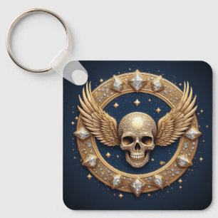 💀Totenkopf-Emblem für gotische Dekoration Schlüsselanhänger
