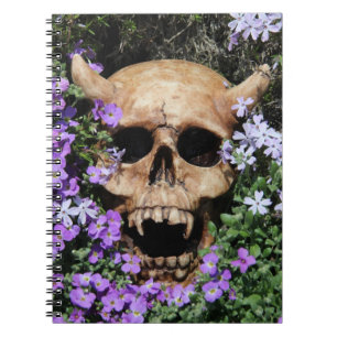 Totenkopf Gothic / Notebook Notizblock