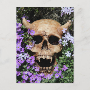 Totenkopf - Gothic / Postkarte