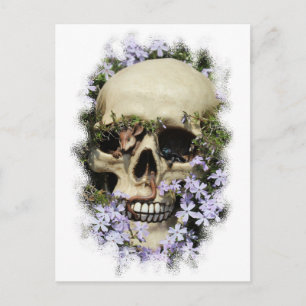Totenkopf - Gotik / Postkarte