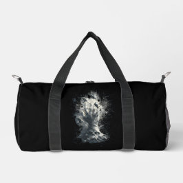 Totenkopf-Hand-Raben-Gotisches-Dunkles-Kunst-Duffe Duffle Bag
