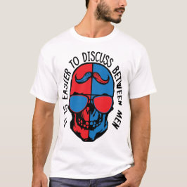 Totenkopf Hipster Zitat T-Shirt