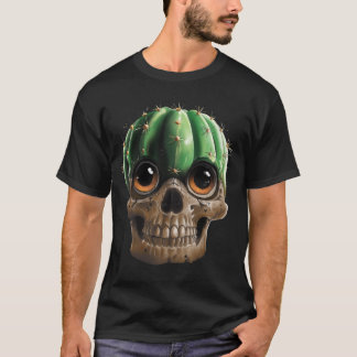 Totenkopf Kaktus T-Shirt