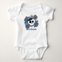 Totenkopf-Karo-Baby personalisiert maßgeschneidert