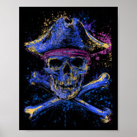 Totenkopf Kreuzknochen Skelett Jolly Roger Flagge