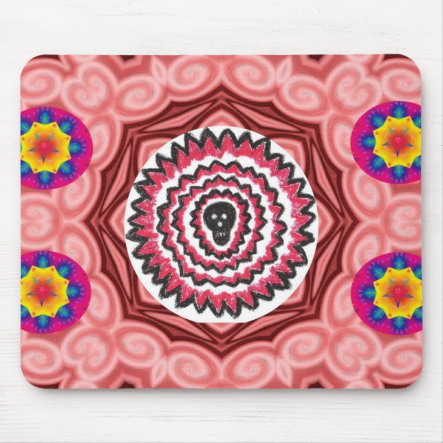 Totenkopf-Mauspad Mousepad (Vorne)