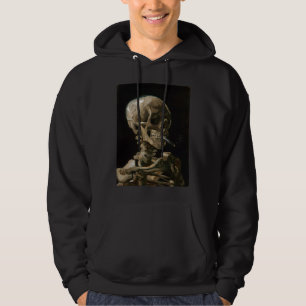 Totenkopf mit brennender Zigarette Vincent van Gog Hoodie