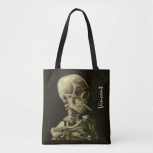 Totenkopf mit brennender Zigarette von Vincent van