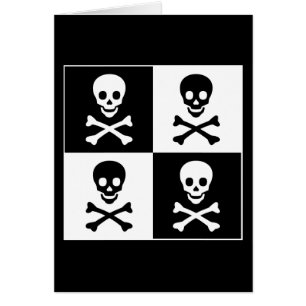 Totenkopf mit gekreuzter Knochen