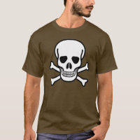 Totenkopf mit gekreuzter Knochen