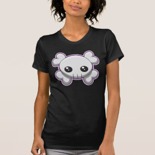 Totenkopf mit gekreuzter Knochen T-Shirt