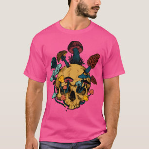 Totenkopf Morchel Pilz Retro Vintage-Shirt für Gär T-Shirt
