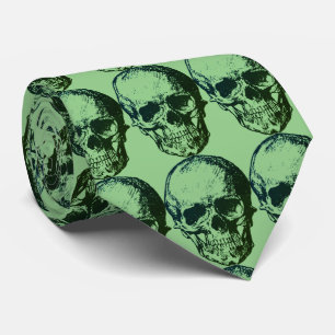 Totenkopf Pop Art Krawatte