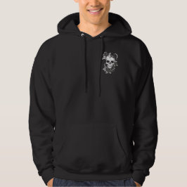 Totenkopf Rose und Schlange Hoodie