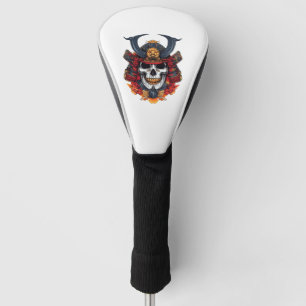 Totenkopf-Samurai-Maske Golf Headcover