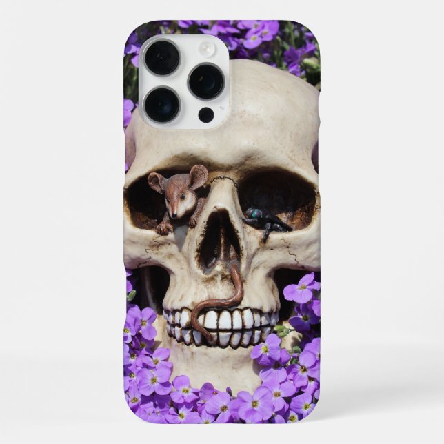 Totenkopf Schädel - Gothic / iPhone Hüllen Hülle (Rückseite)