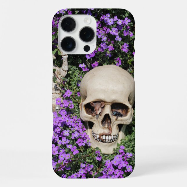 Totenkopf Schädel - Gothic / iPhone Hüllen Hülle (Rückseite)