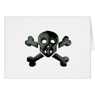 Totenkopf-Schädelkreuz