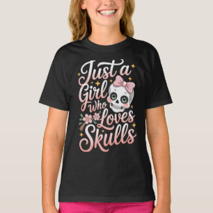 Totenkopf Shirt Mädchen Frauen Gothic