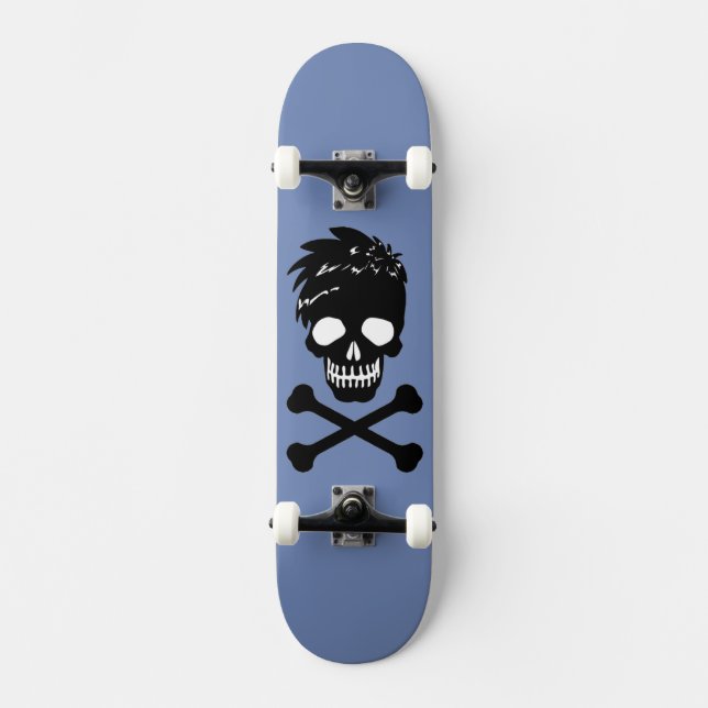 Totenkopf Skateboard (Vorderseite)