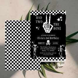 Totenkopf-Skelett - Böse bis auf die Knochen 2. Ge Einladung