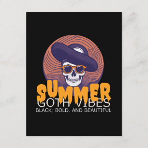 Totenkopf-Sommerhut Begleitkarte