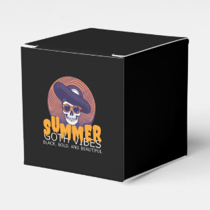 Totenkopf Sommerhut Geschenkschachtel