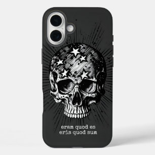 Totenkopf & Sterne III iPhone 16 Plus Hülle
