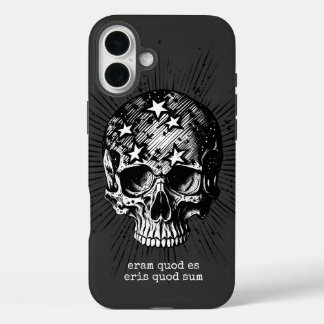 Totenkopf & Sterne III iPhone 16 Plus Hülle