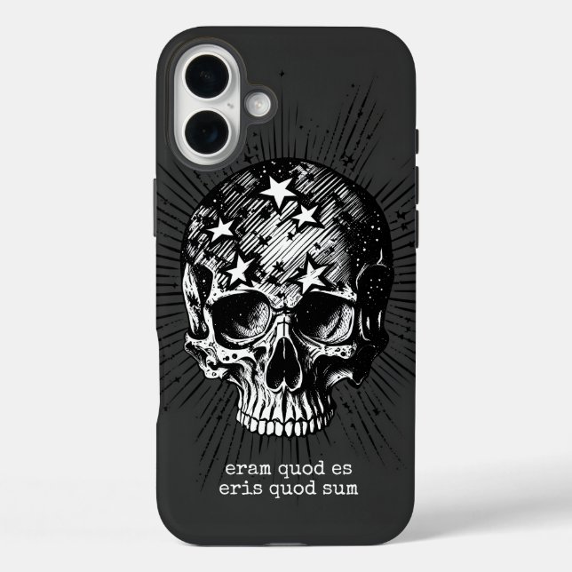 Totenkopf & Sterne III Case-Mate iPhone Hülle (Rückseite)