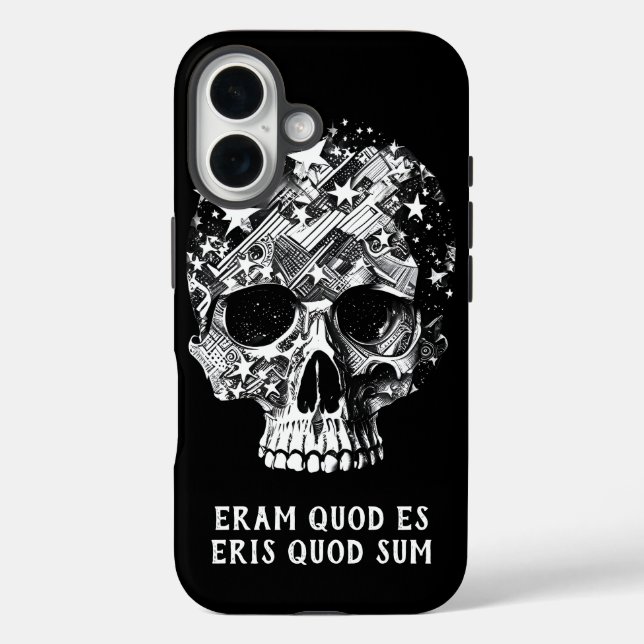 Totenkopf & Sterne IV Case-Mate iPhone Hülle (Rückseite)