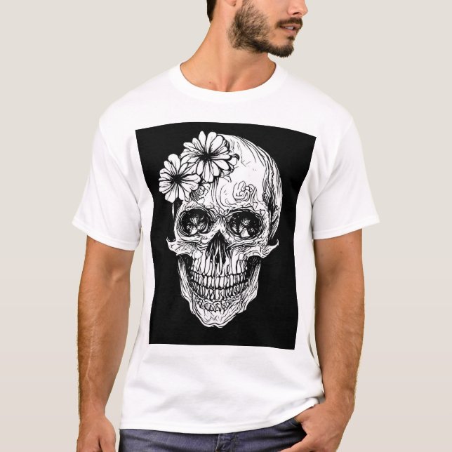 Totenkopf T-Shirt (Vorderseite)