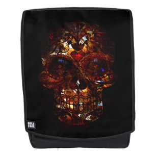 Totenkopf-Todesmasken-Design zum Tag der Toten Rucksack