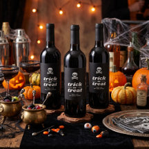 Totenkopf und gekreuzte Knochen Trick-or-Treat-Par