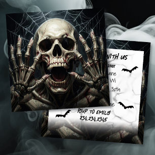 Totenkopf und Knochen Erwachsene Halloween-Party