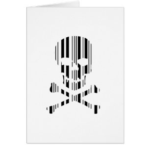 TOTENKOPF- UND KREUZBEIN-BALKENCODE Giftbarcode