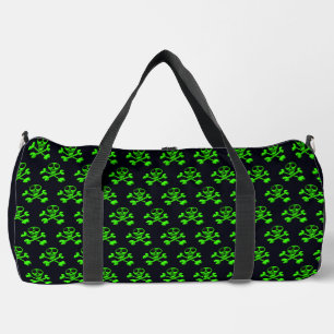 Totenkopf- und Kreuzknochen-Muster Duffle Bag