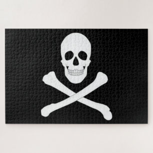 Totenkopf und Kreuzknochen Puzzle
